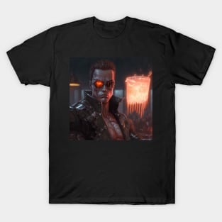 Arnie at the Robot Bar T-Shirt